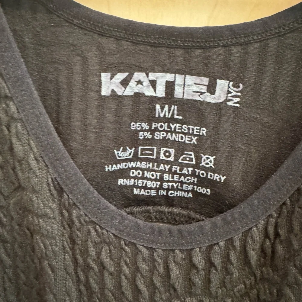 Katie J NYC Black Juniors Dress